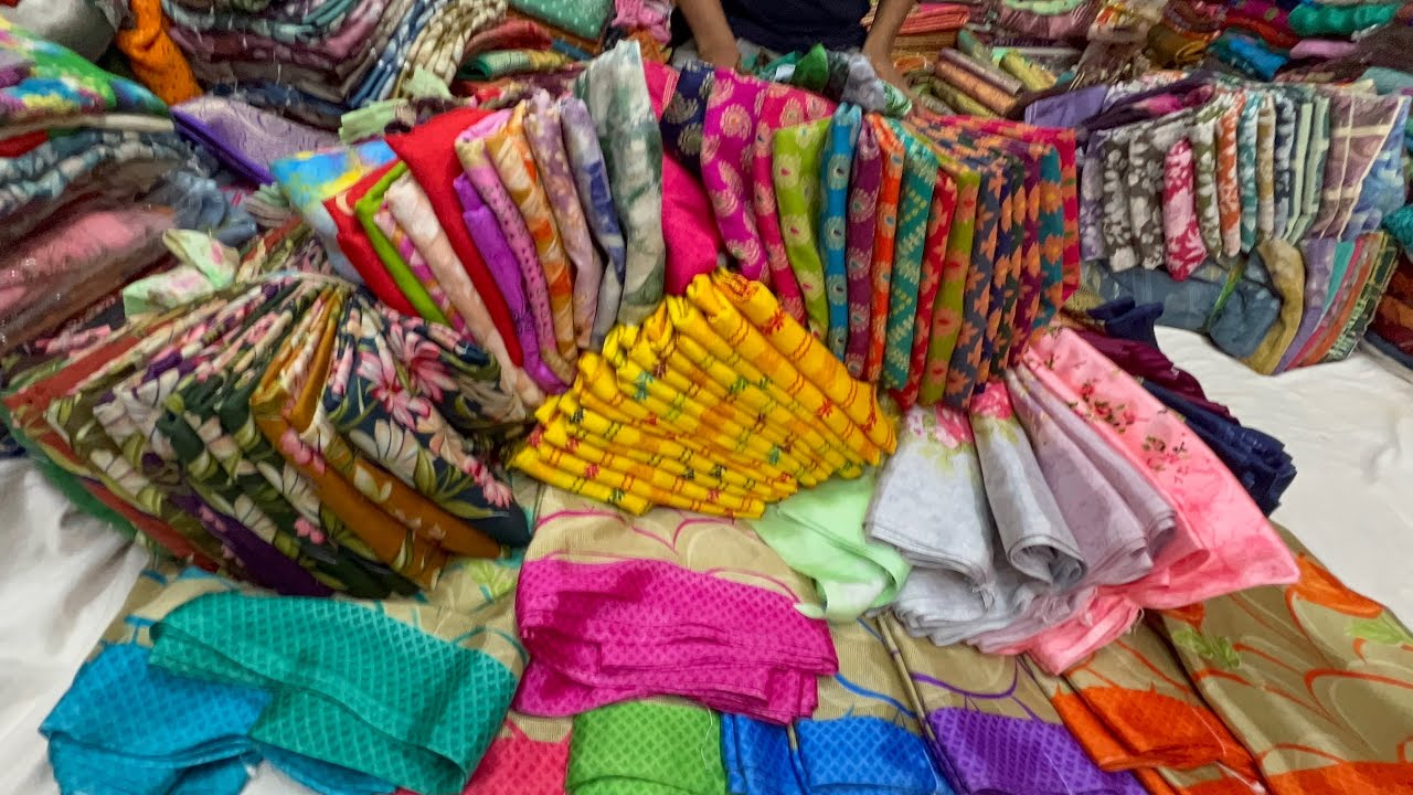Unbelievable 158/- Dailywear Designer Fancy sarees in chickpet Bangalore‼️single piece courier avlb