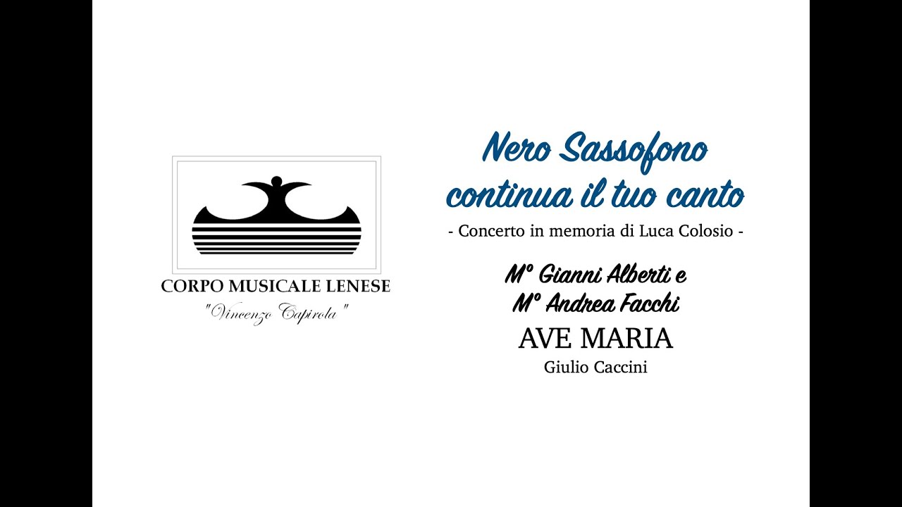 AVE MARIA - Giulio Caccini - Pianoforte e Sassofono