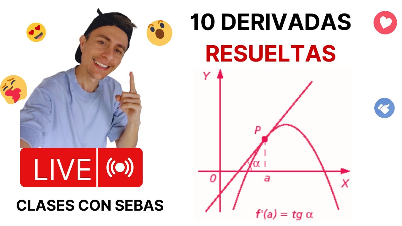 10 DERIVADAS RESUELTAS EN VIVO !!