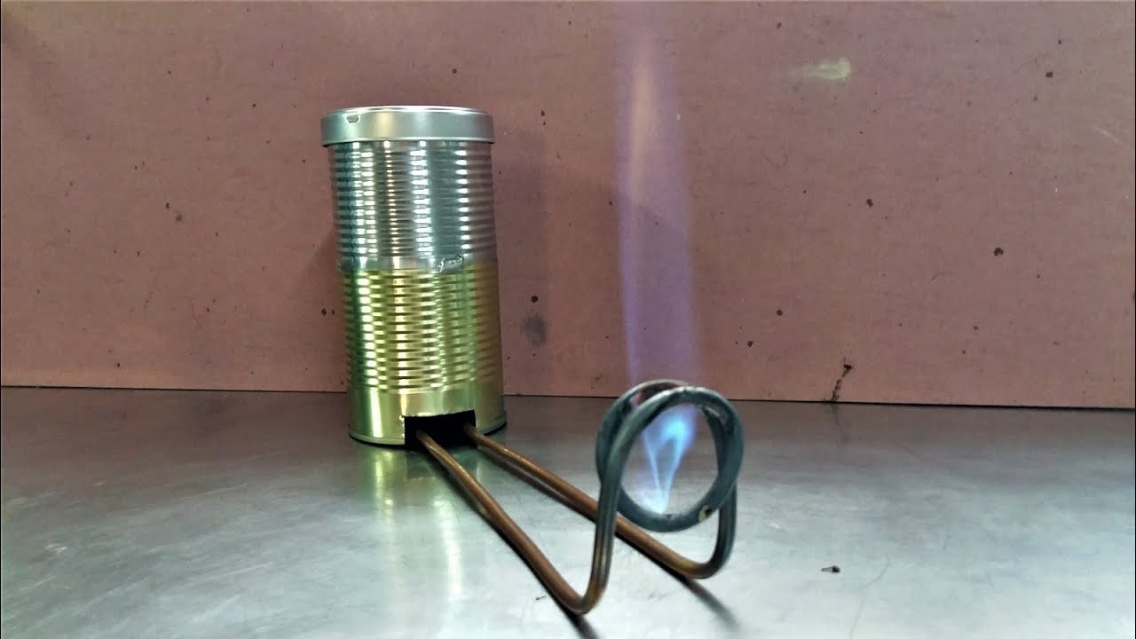 Copper coil burner