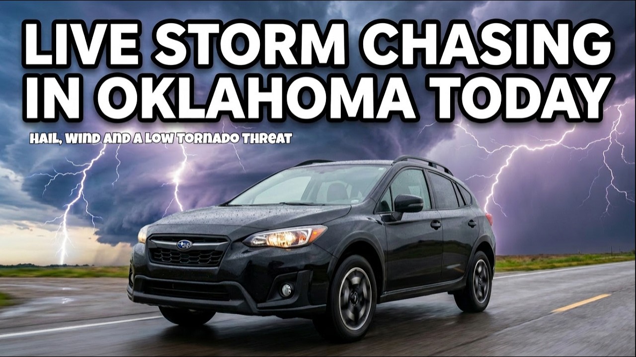 Live Storm Chasing | Oklahoma | Severe Weather