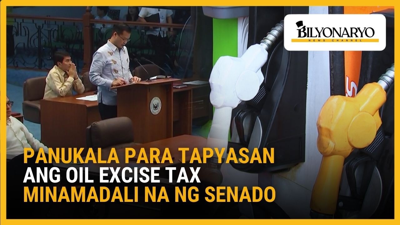 Panukala para tapyasan ang oil excise tax minamadali na ng Senado | Agenda