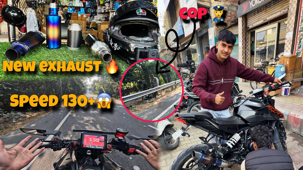 Ktm Duke 250 Gen 3 Exhaust Change😱🔥Police Ne pakad diya😥#viral #duke250 