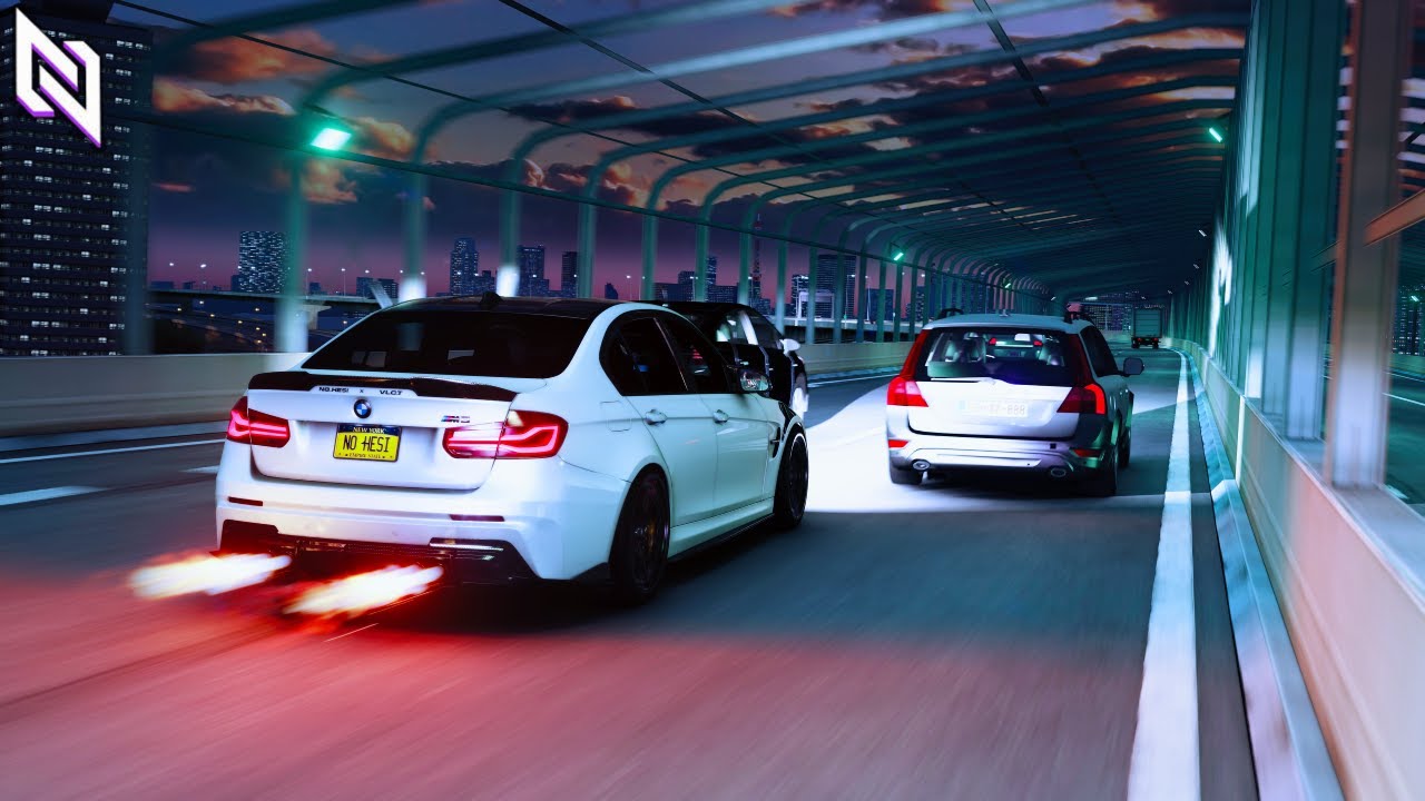 BEST TUNED F80 M3 CUTTING UP THROUGH HEAVY TRAFFIC! #assettocorsa