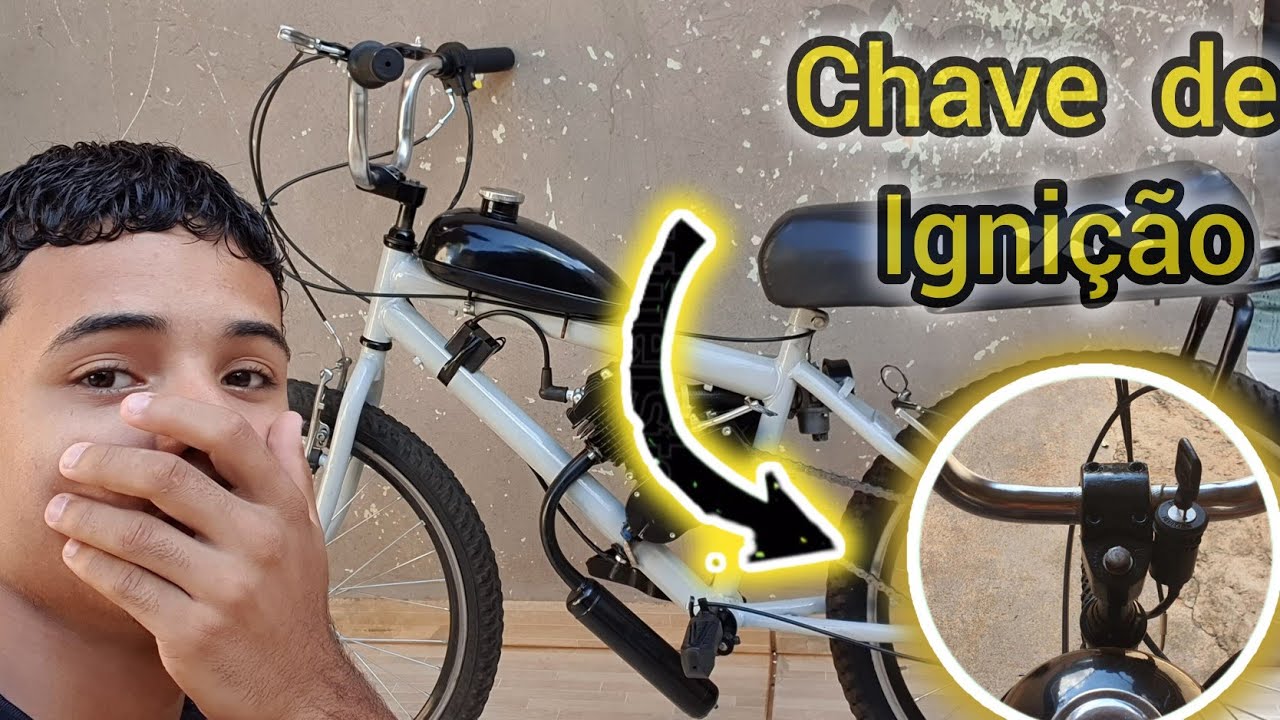 como colocar chave de ignição na motorizada