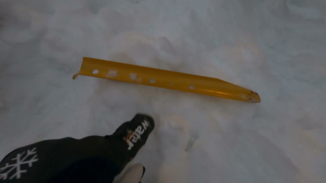 Winter Camping 103 - Talking Briefly About Winter Tent Pegs