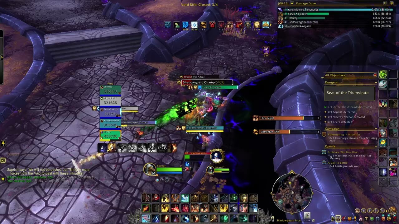 WoW Midnight 12.0.1 scalecommander augmentation evoker pve Seat of the Triumvirate Mythic 2