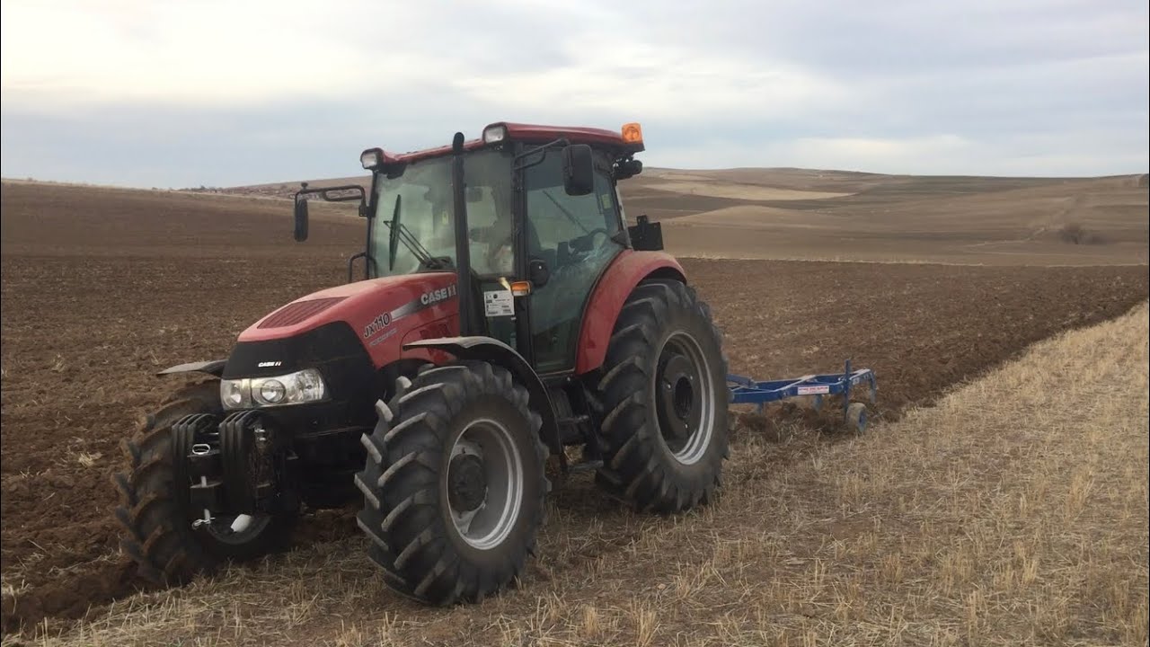 Yeni aldığımız Case Jx110 Ünlü 5 ‘li 13 numara pulluk - Nohut yeri hazırlıyoruz