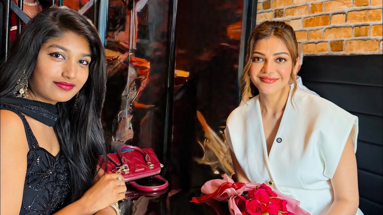Dream come true🥺❤️ interview with Kajal Agarwal￼🤍￼Vizag vallaki Kajal mudhuluu 😘