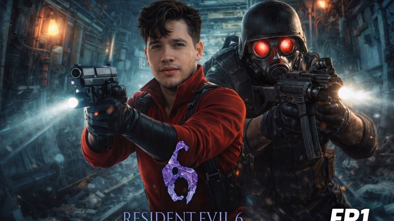 RESIDENT EVIL 6| Mi esquizofrenia y yo en un submarino| ft Crow. #ep1 