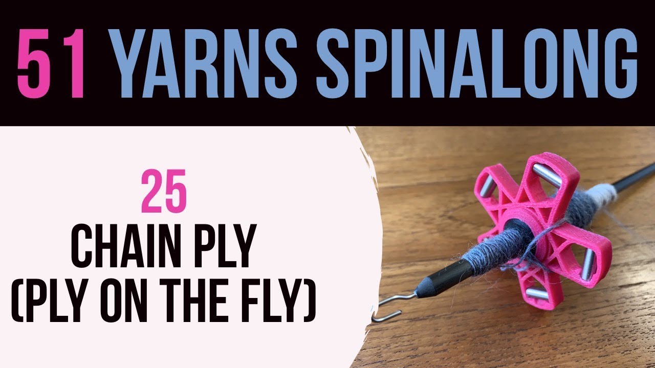How to Chain Ply Yarn on a Drop Spindle (Ply on the Fly)