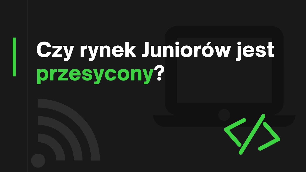 Rynek Junior&oacute;w Jest Przesycony! Ale czy na pewno?