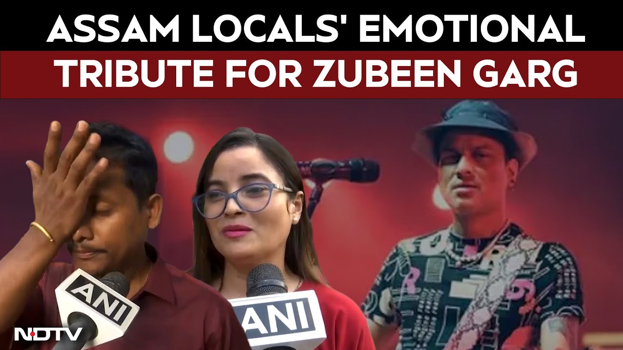 Zubeen Garg Death News | Assam Locals' Emotional Tribute For Popular Singer Zubeen Garg