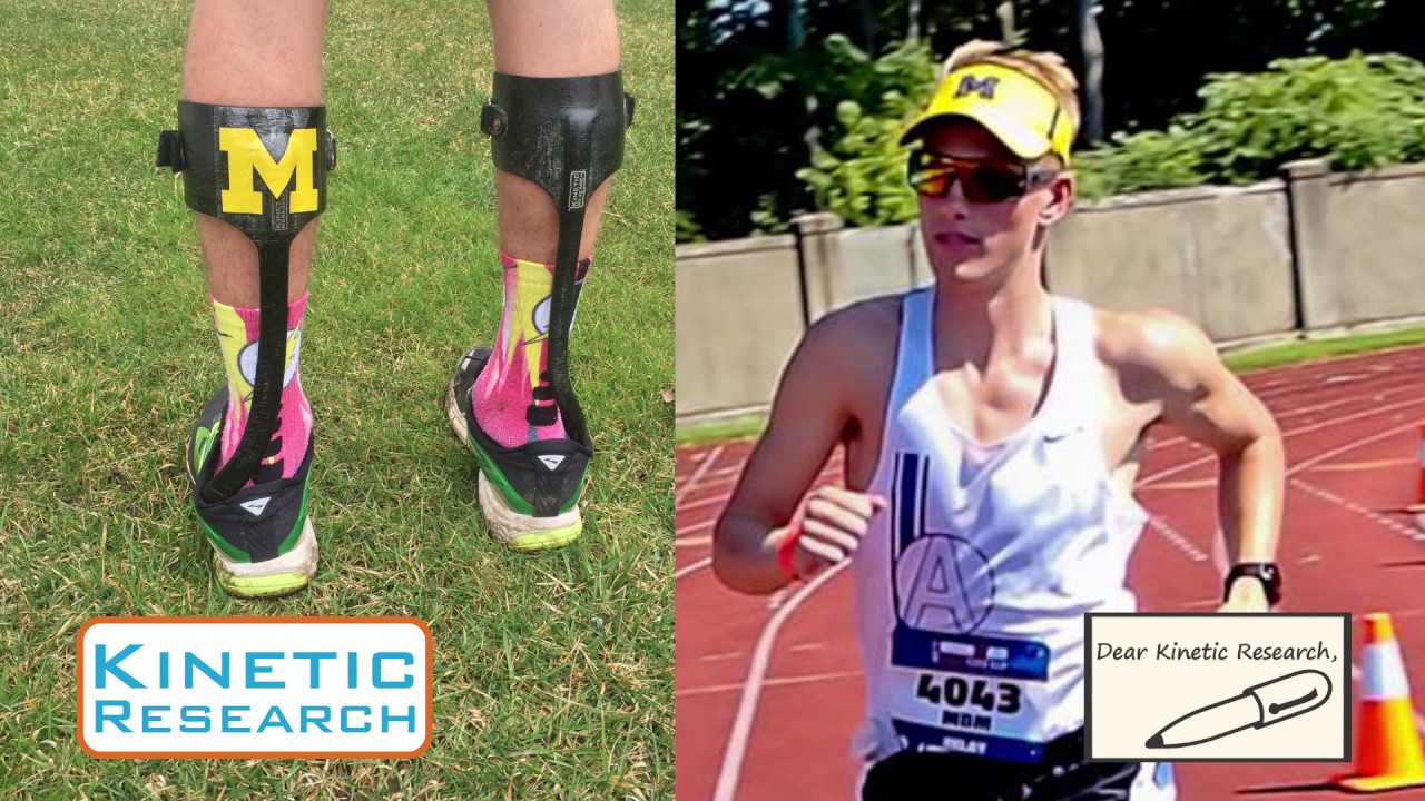 Running in the Noodle Classic Carbon Fiber AFO | Post Surgery | Jack Cross Country running in brace.
