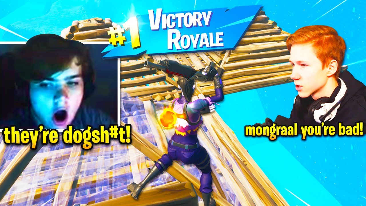 MONGRAAL + MRSAVAGE vs 200 IQ CREATIVE WARRIORS..this HAPPENED! (Fortnite)