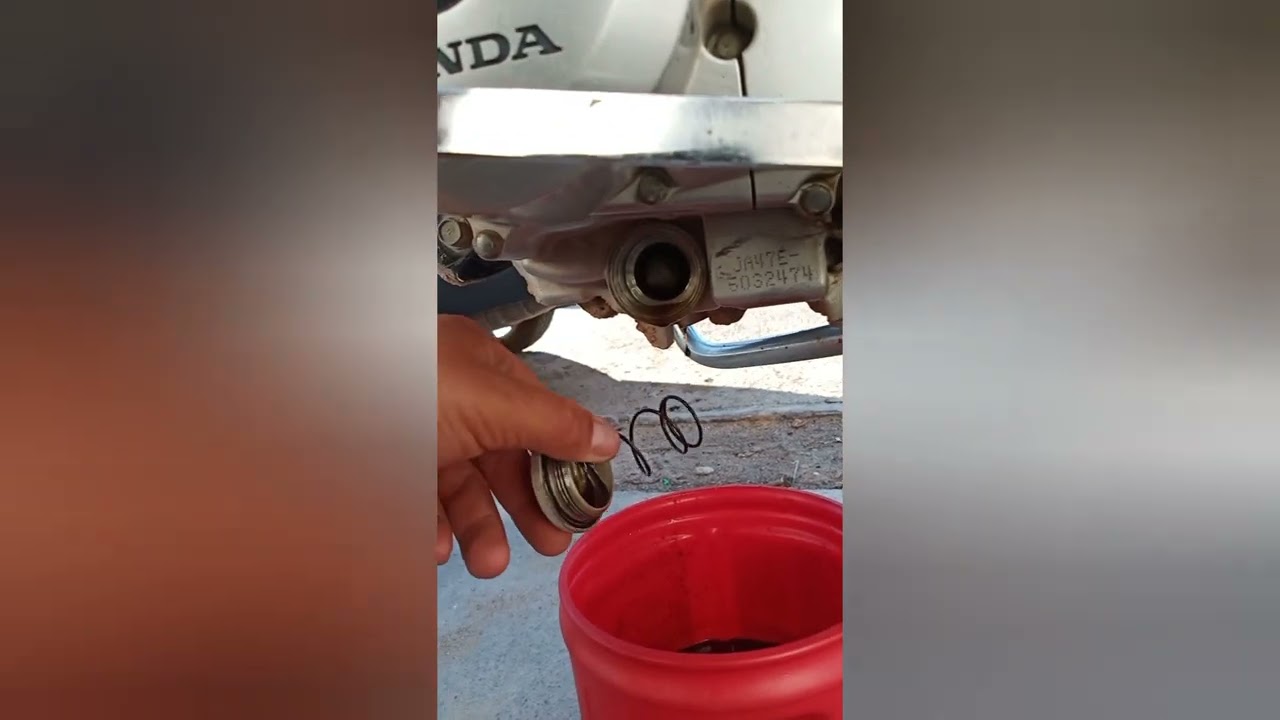 Cambio de aceite honda cgl 125