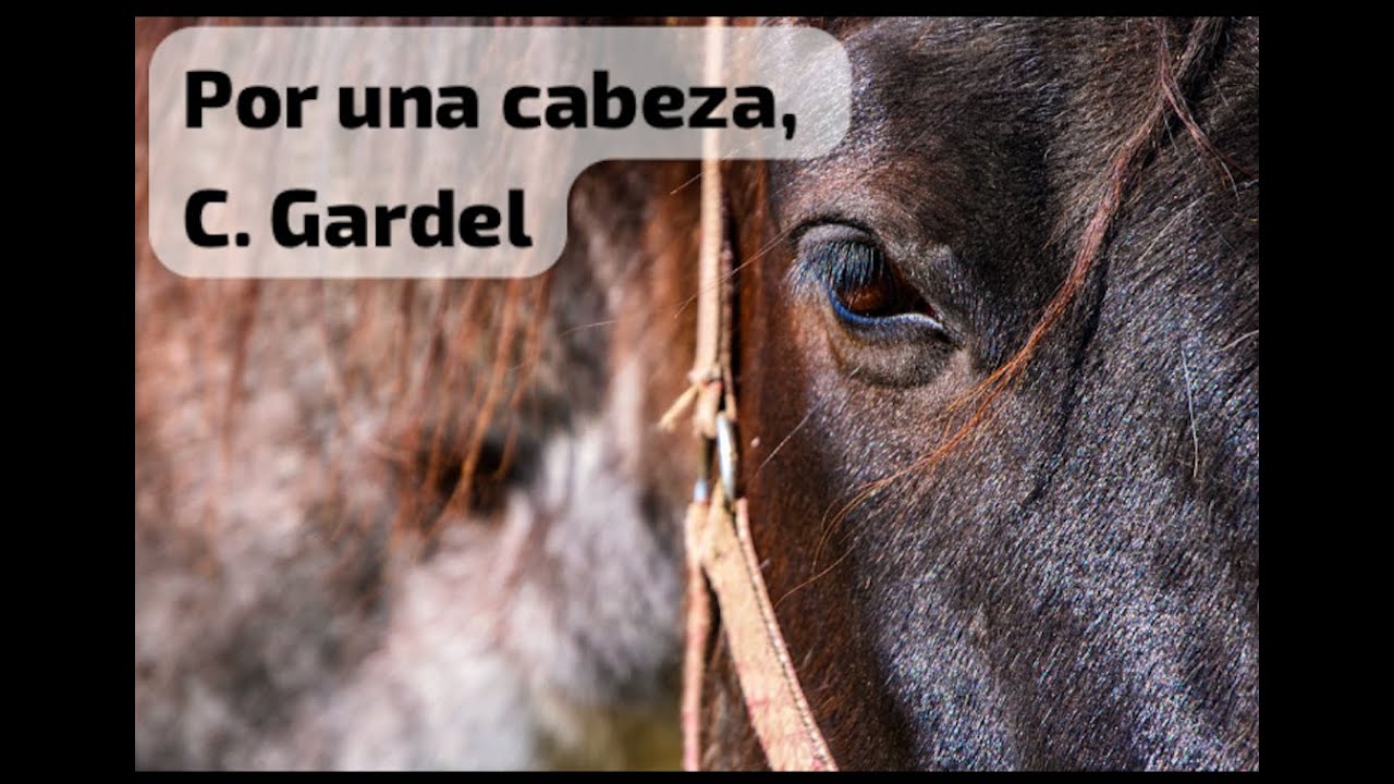 Por una cabeza (Gardel), violin - guitar.