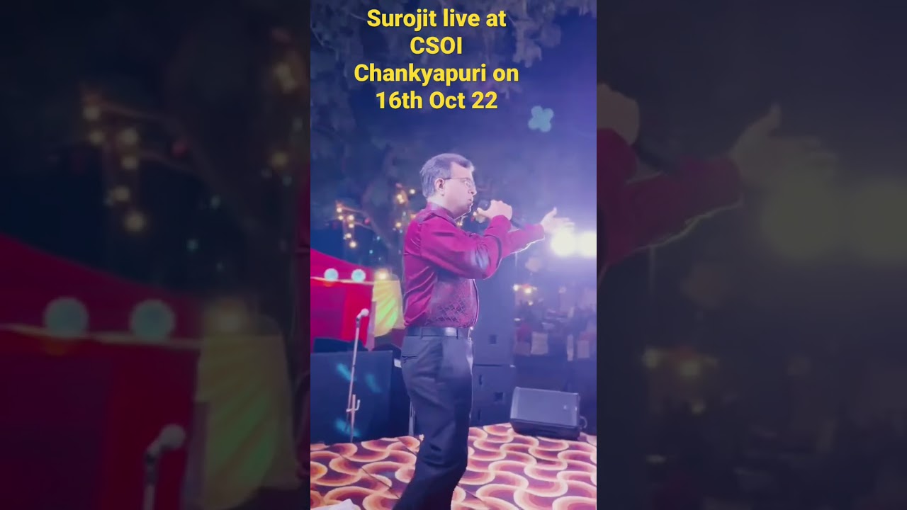 Surojit at CSOI Chanakyapuri live on 16th Oct 2022