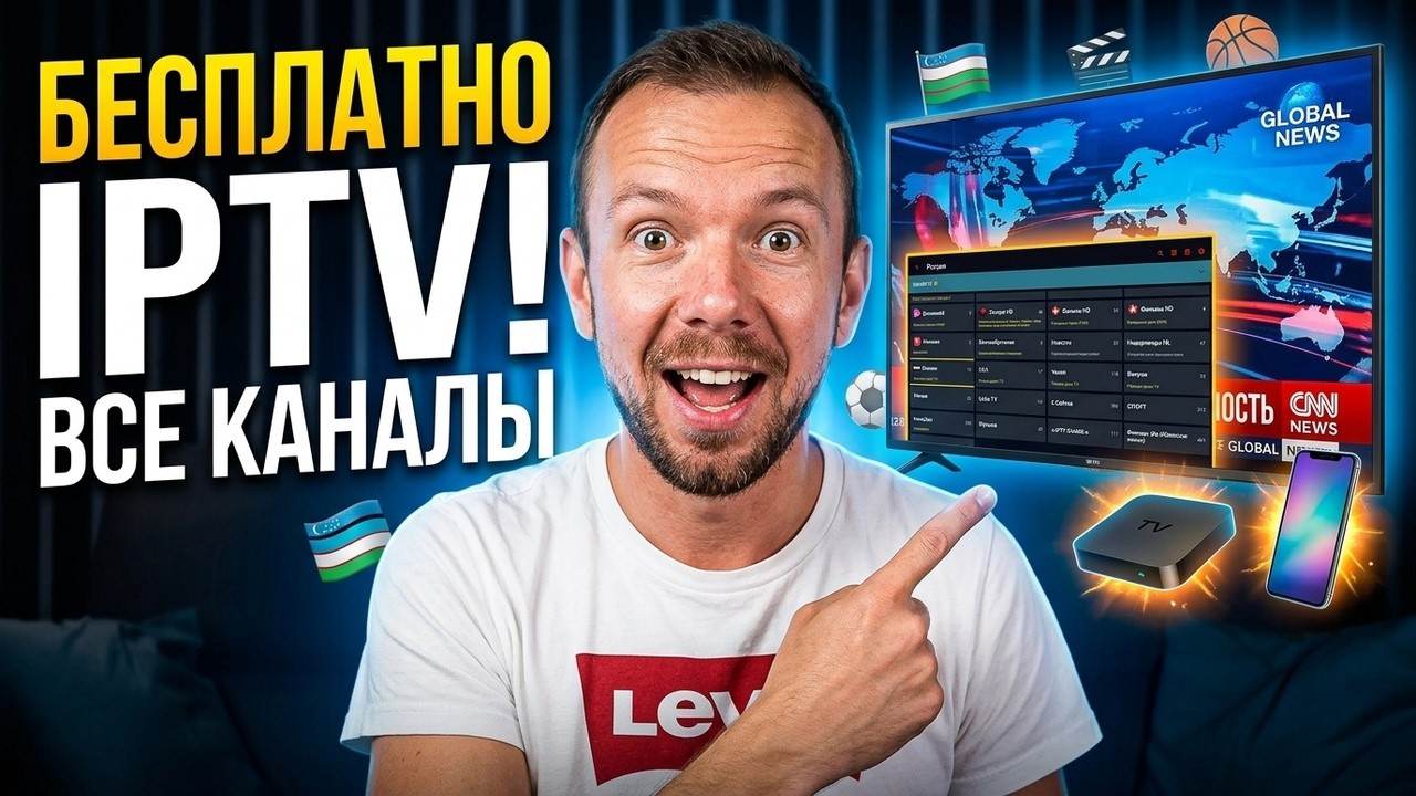 IPTV для Смарт ТВ, ТВ Бокс, Смартфон. M3U плейлисты.