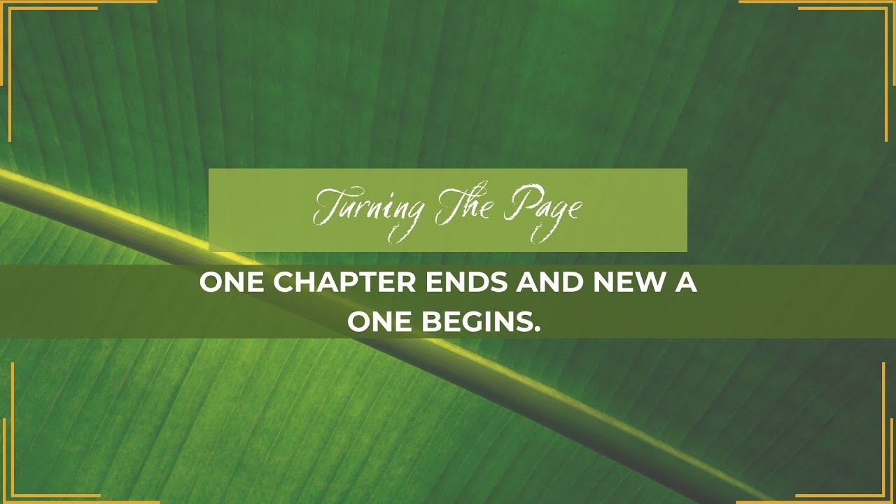 Casual Conversations | Turning The Page - One Chapter Ends & New A One Begins