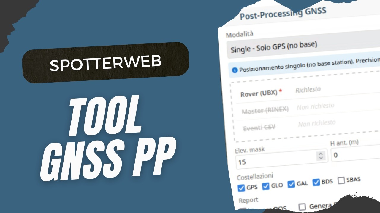 spotterweb - Tool di post elaborazione di dati GNSS