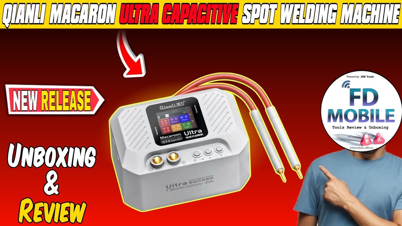 QianLi Macaron Ultra Capacitive Spot Welding Machine  @FD_Mobile @qianlirepairtools9219 