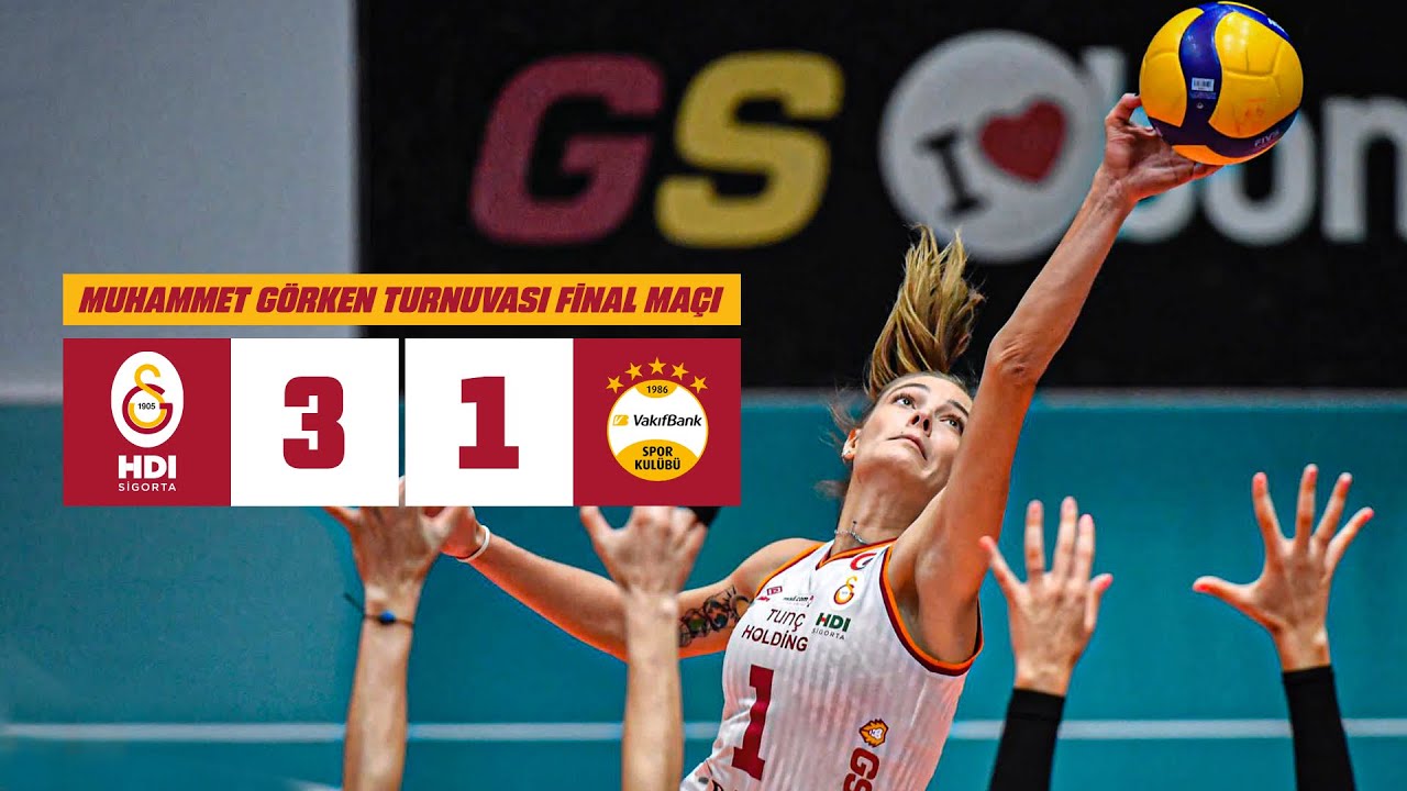 🔴 Galatasaray HDI Sigorta 3-1 Vakıfbank | Muhammet Görken Turnuvası Final Maçı