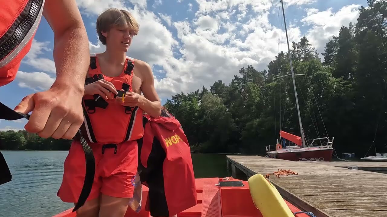 •WOPR OLSZTYN• Akcja Ratunkowa - Wywrotka Jednostki Żaglowej