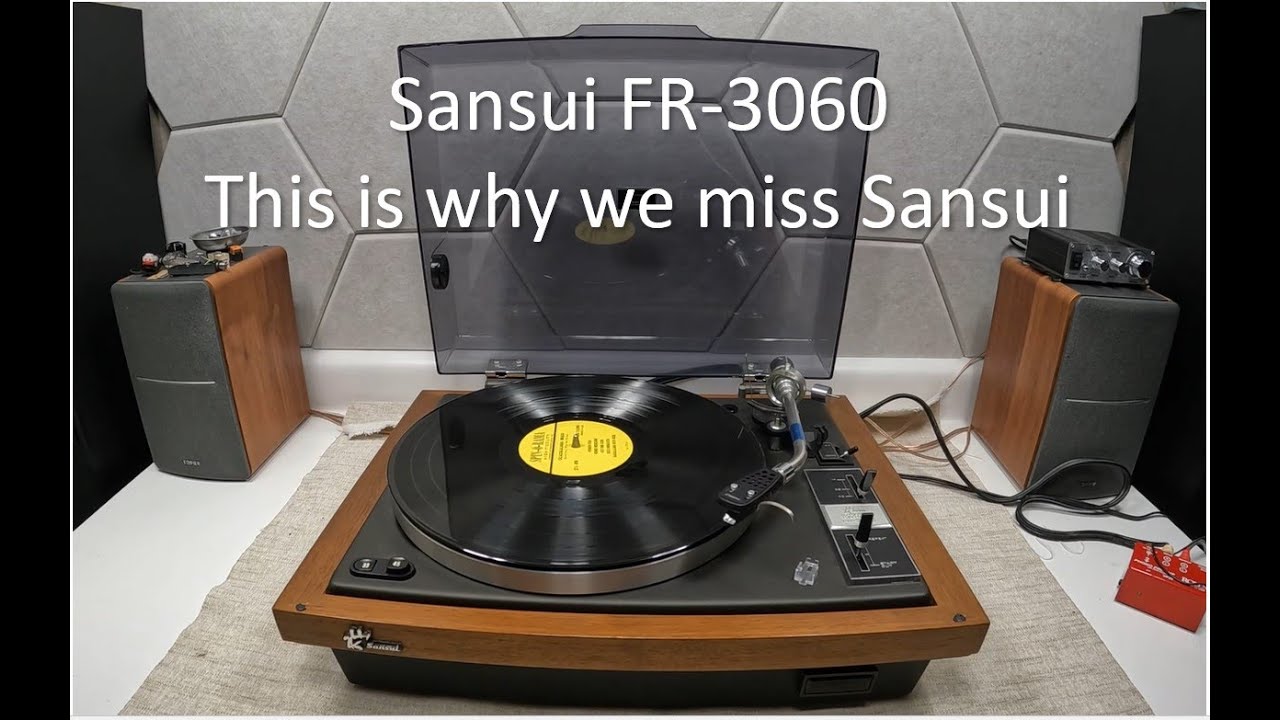 Sansui FR-3060 Classic Turntable - These 