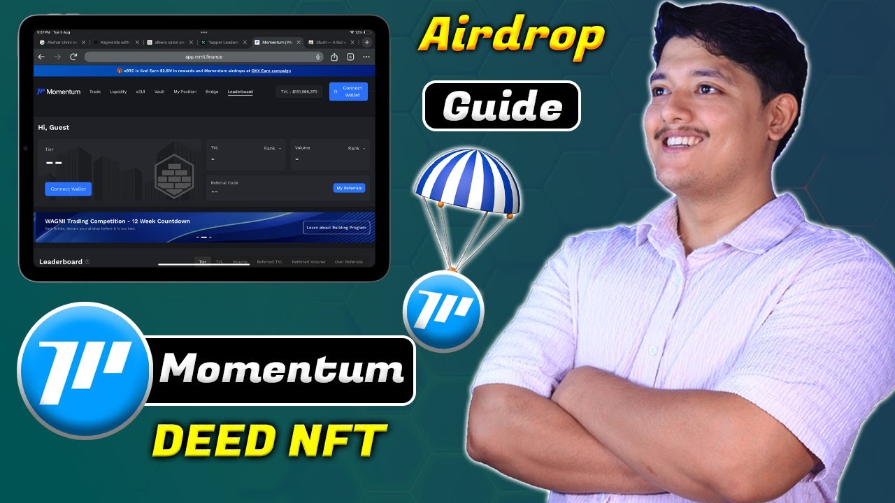 Hot Airdrop 🔥 - Momentum Airdrop Guide & Deed  2025 &ndash; Momentum Raised $10 Million Funding 🪂