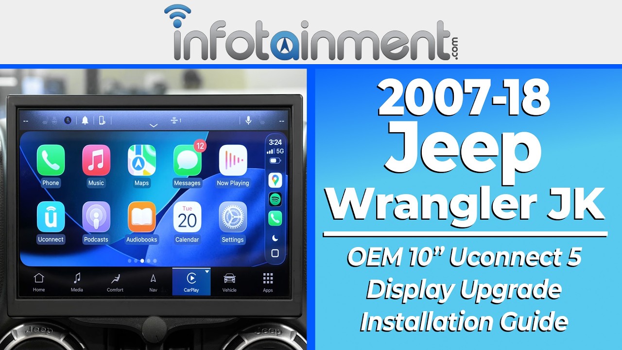 2007-2018 Jeep Wrangler JK - Uconnect 5 10.1