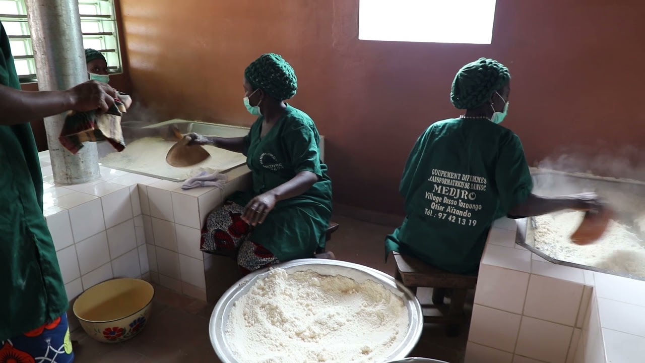Unité de transformation de manioc en gari de Dasso:Ouinhi groupement Medjro