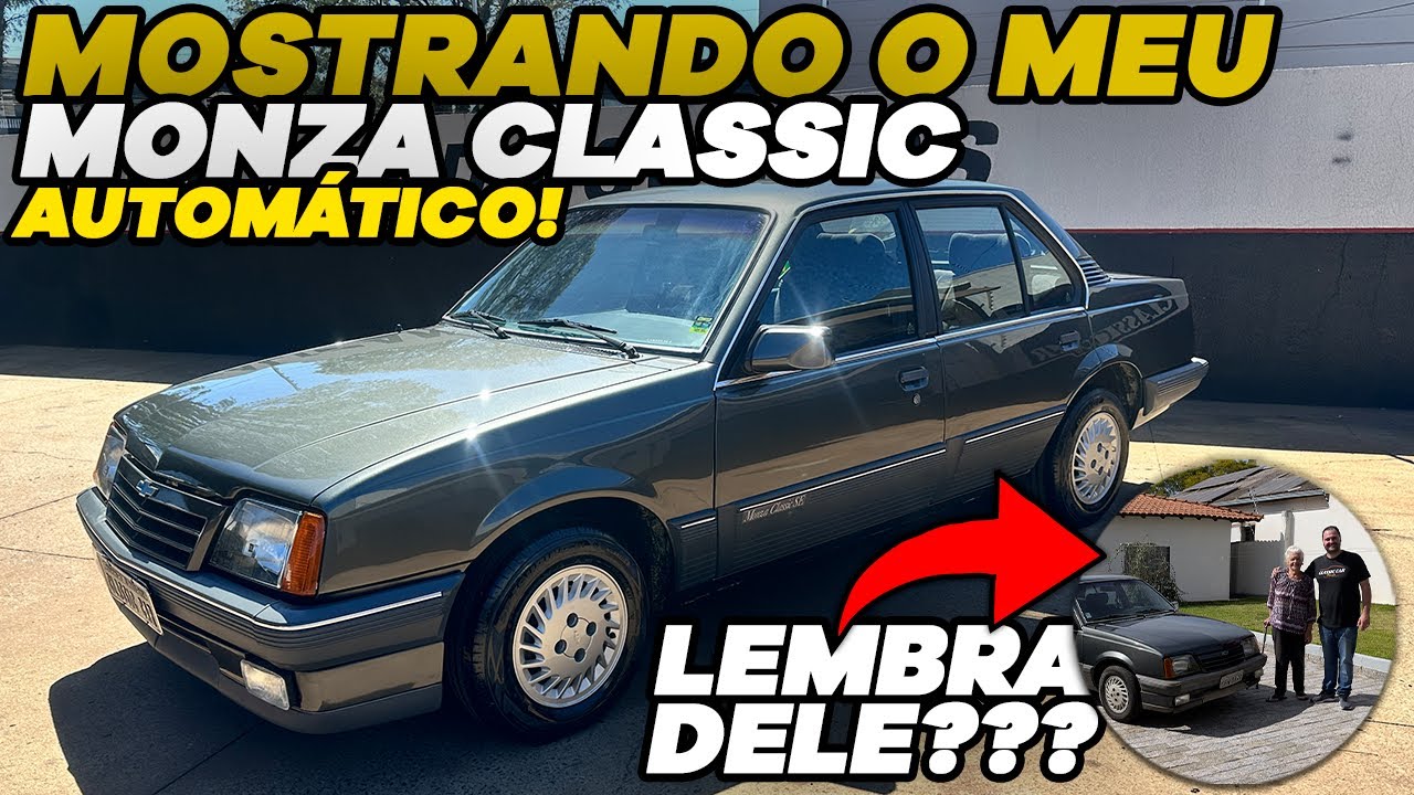 VEJA COMO FICOU O MEU MONZA CLASSIC AUTOMÁTICO!!!