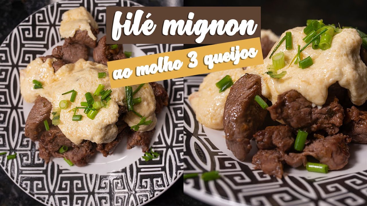 Fil&eacute; Mignon ao Molho 3 Queijos