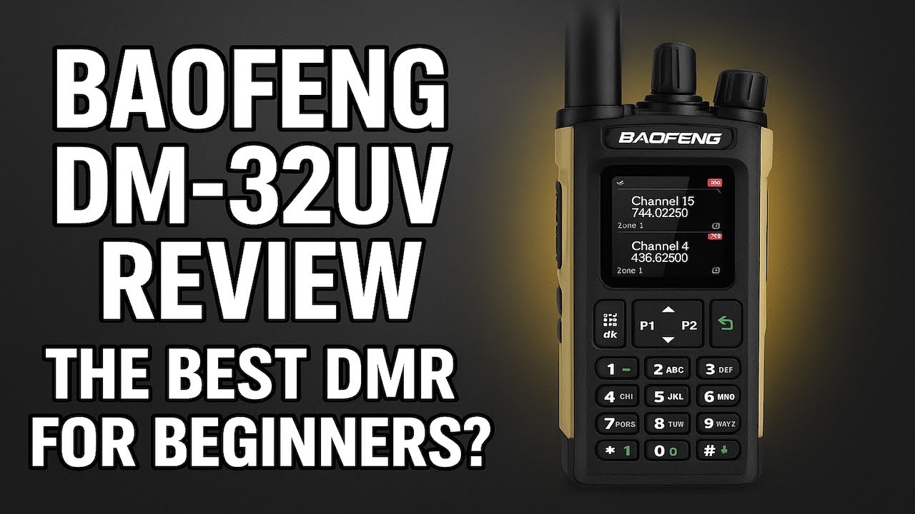 Лучшая DMR-радиостанция для начинающих — обзор BaoFeng DM-32UV