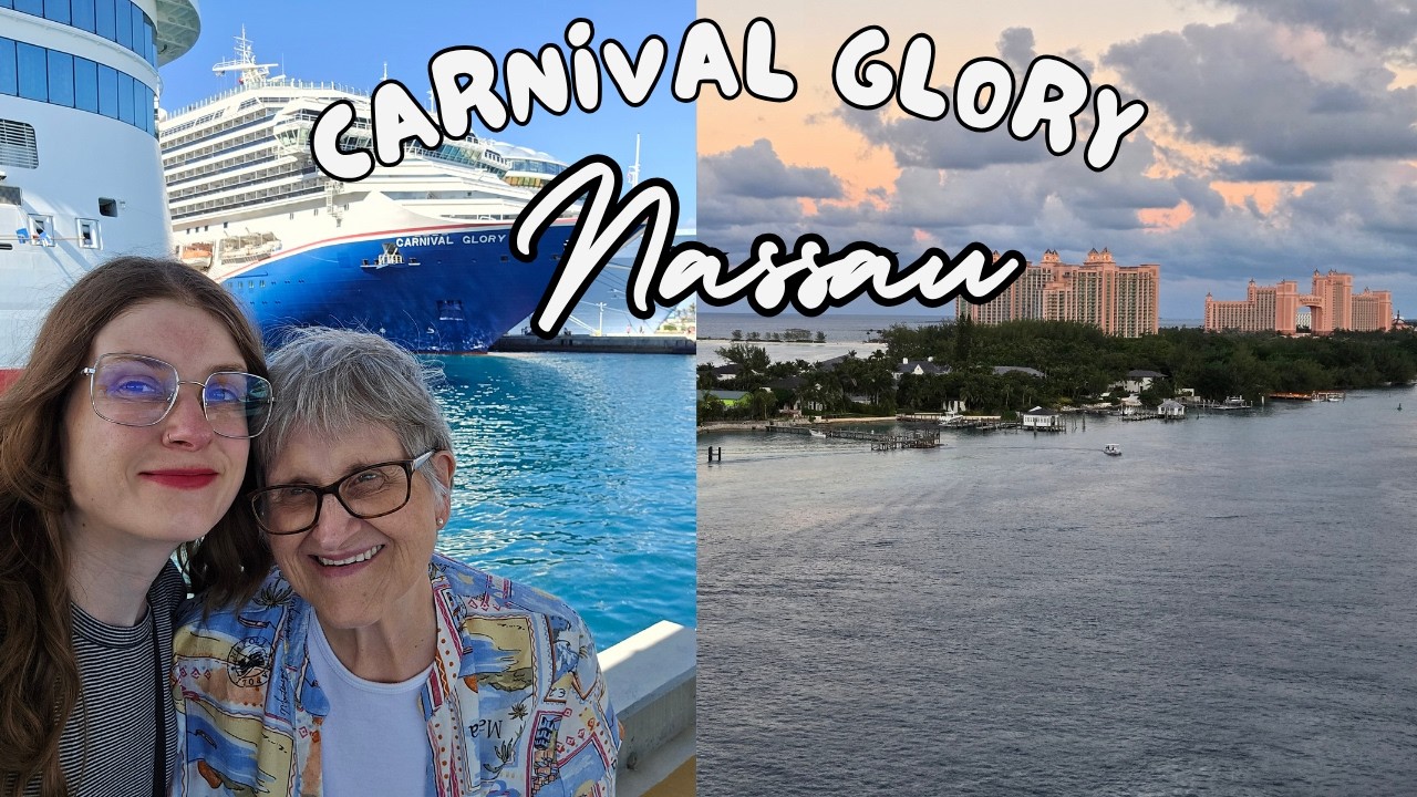 Carnival Glory Nassau Bahamas & Elegant Night Cruise Day 2 | Disney Wish Sailing Away