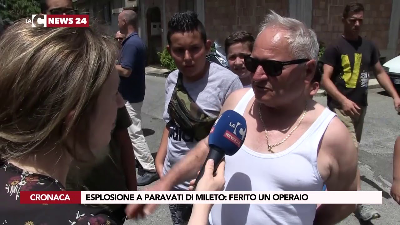Esplosione a Paravati di Mileto ferito un operaio - agg