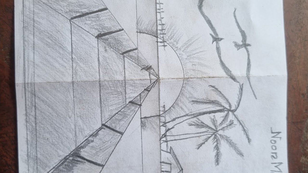 how to draw beautiful scenery essay drawing