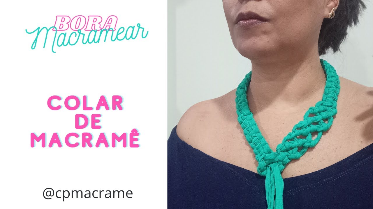 COLAR DE MACRAMÊ