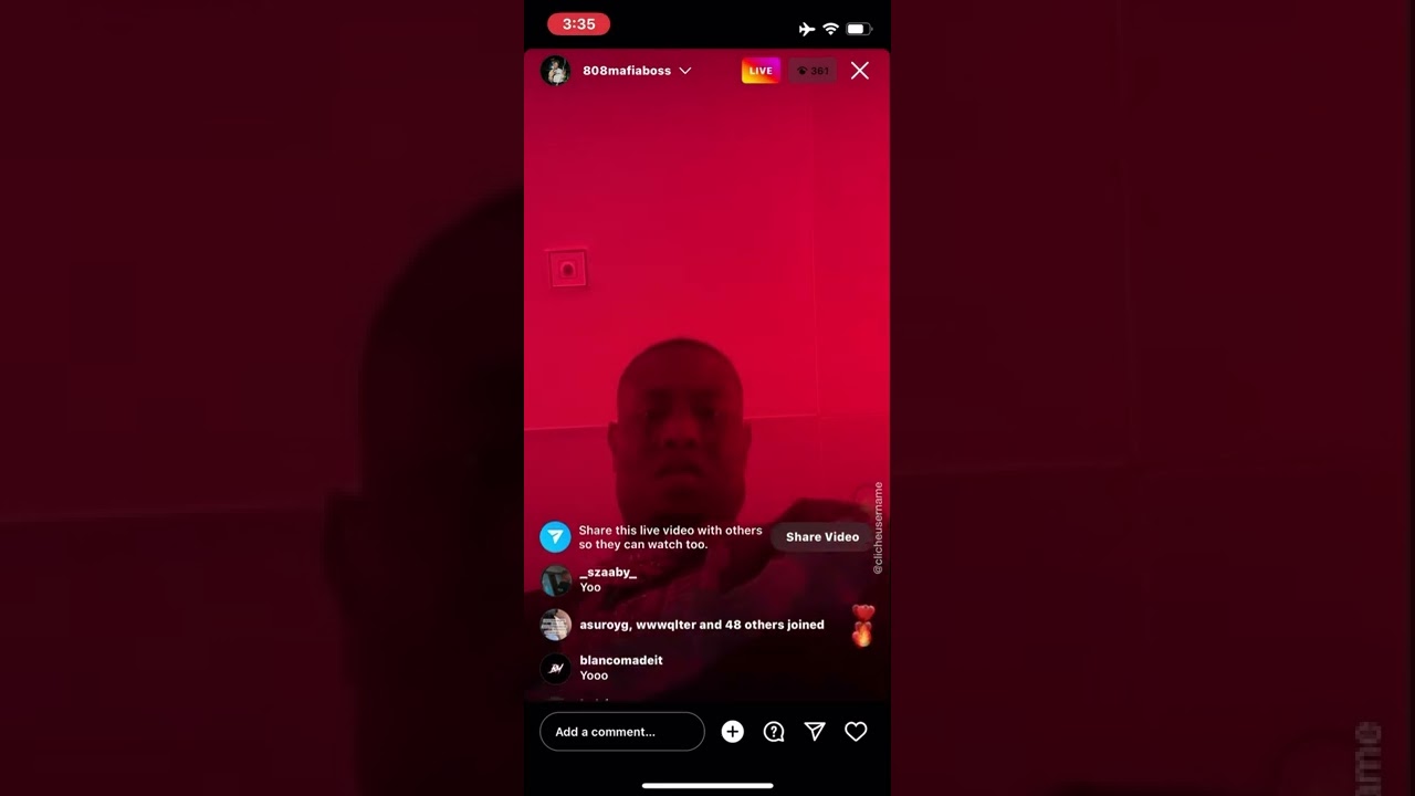 Southside Playing Unreleased Music on IG Live (Oct 23, 2022)