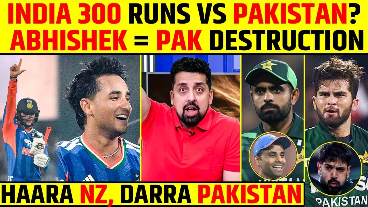 INDIA 300 VS PAKISTAN? ABHISHEK = PAK DESTRUCTION 💥 #indvspak #t20worldcup2026 #abhisheksharma