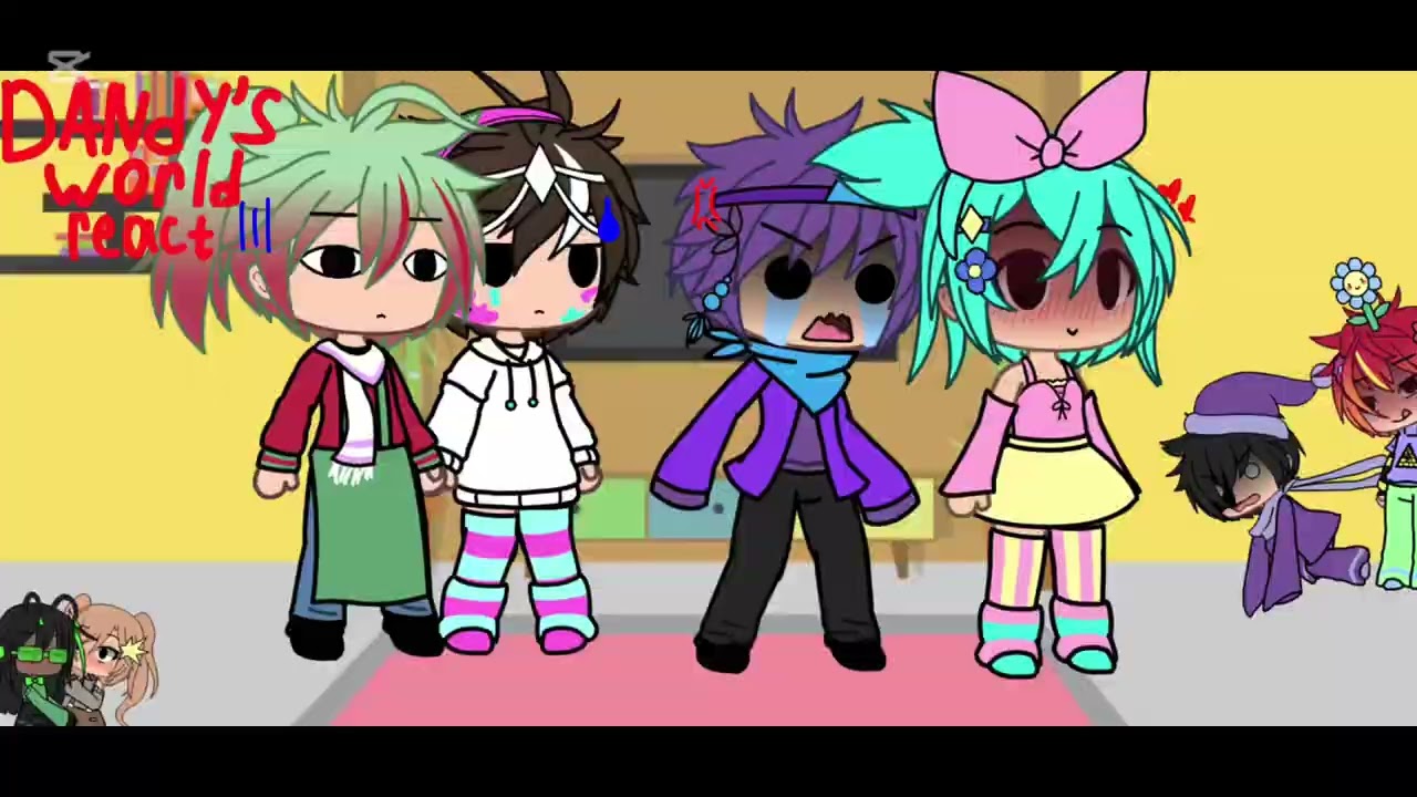 ||Dandy’s world|| (react to tik tok)🇷🇺🇺🇸(Dandy,Astrol,Sprout,Cosmo,Boxten,Poppy,Vee,Shelly)