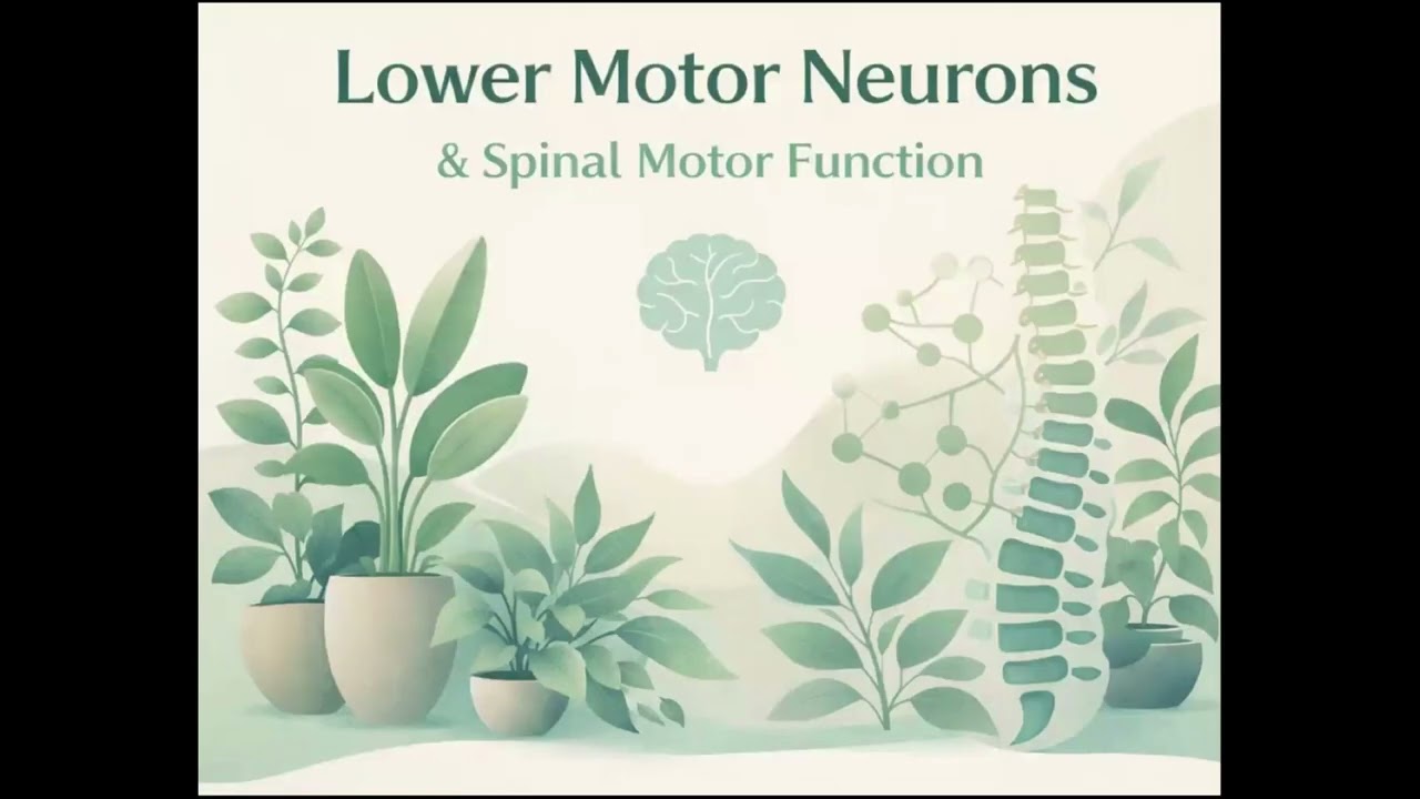 Lower Motor Neurons and Spinal Motor Function