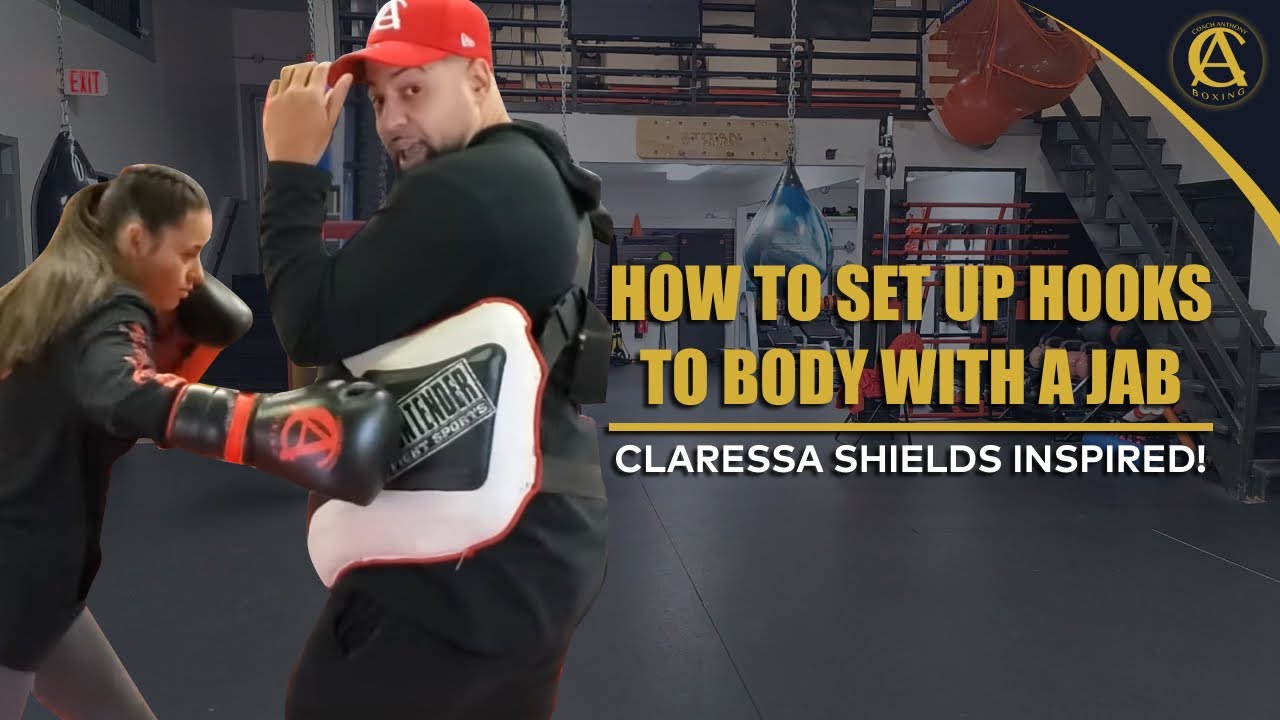 How to set up hooks to body with a jab!  claressa shields inspired!  { Vital  information }