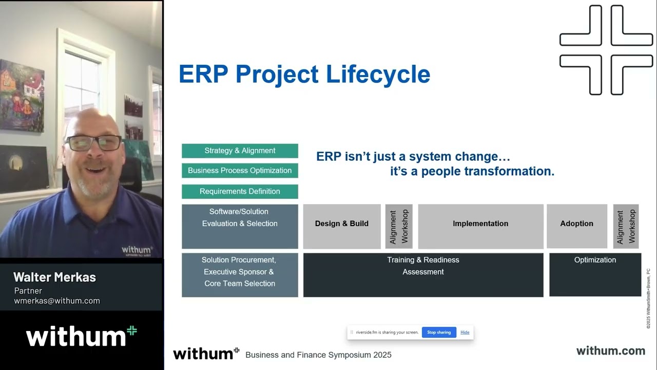 Session 2: ERP Success Playbook: Strategy, Selection, and Transformation