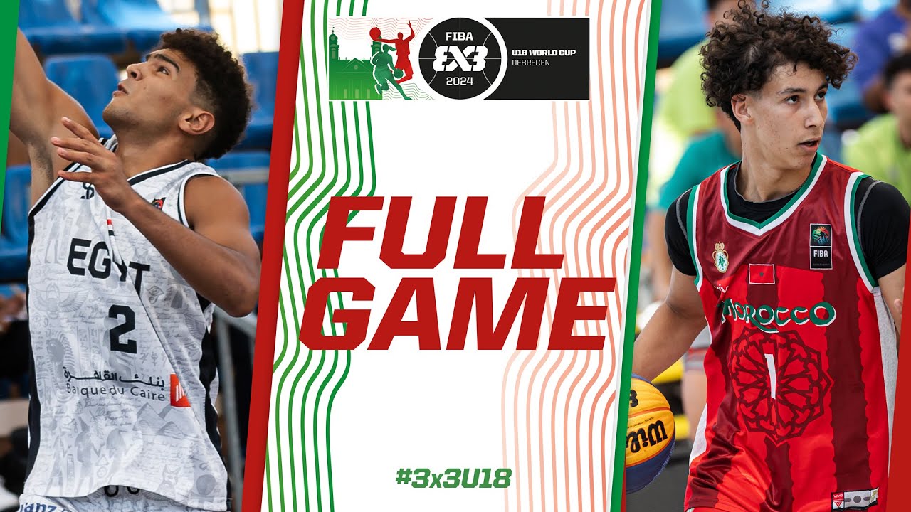 Egypt 🇪🇬 v Morocco 🇲🇦 | Men | Full Pool Game | FIBA 3x3 U18 World Cup 2024