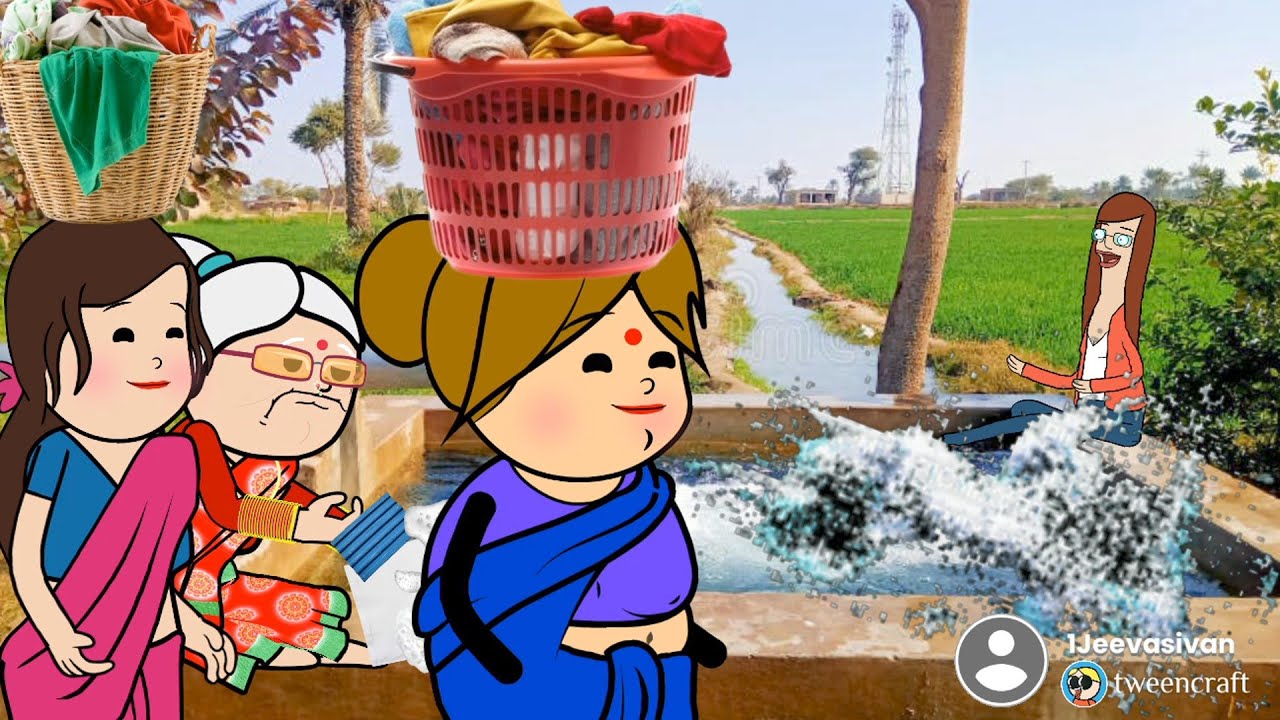Part-1507:துணி துவைக்க பம்பு செட்க்கு போவோம்|ஷாலினியிடம் மன்னிப்பு கேட்ட சந்தோஷ் @jeevasivan