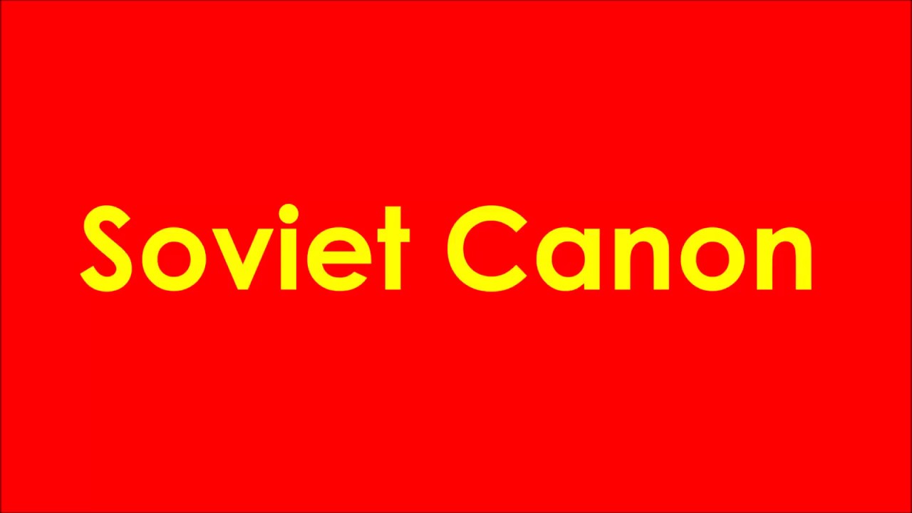 Soviet Canon (Soviet Anthem/ Pachelbel's Canon - String Quartet)