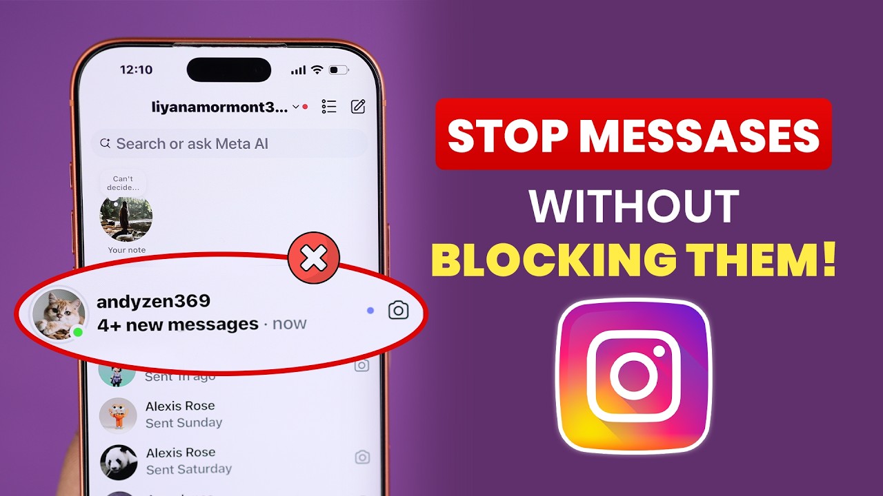 Stop Instagram Messages Without Blocking Someone!