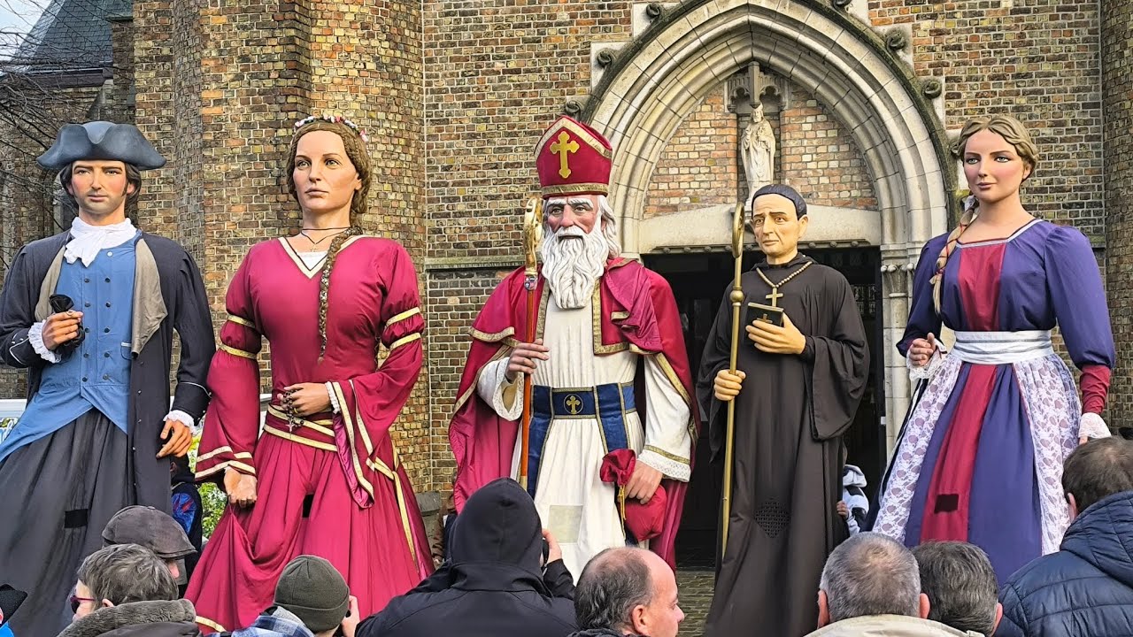 Présentation du Géant Saint Nicolas à Dottignies • Samedi 06 Décembre 2025